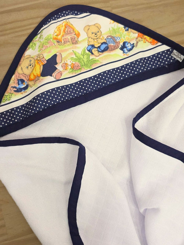 Toalha com Capuz Ursinhos