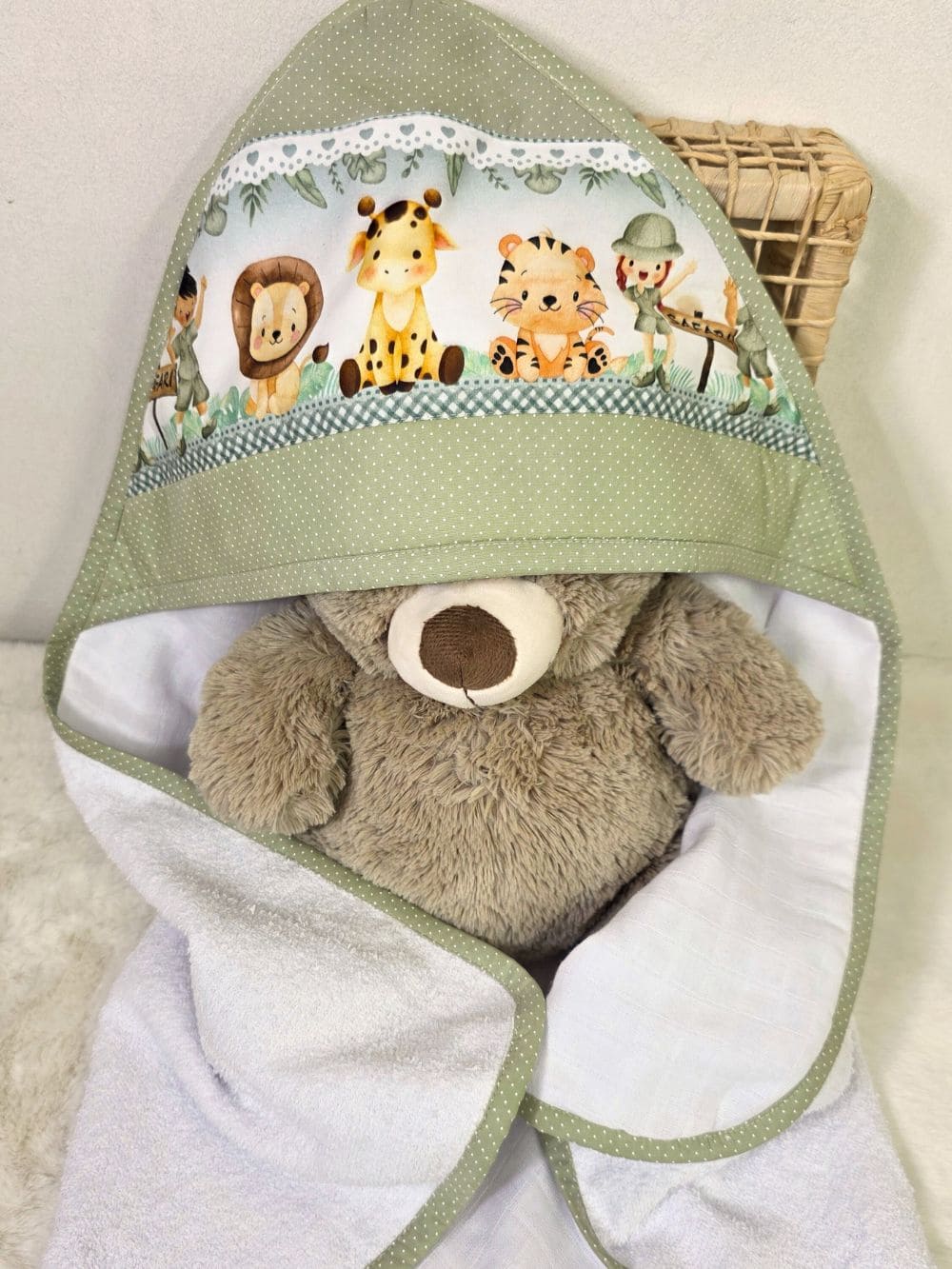 Toalha com capuz Animais