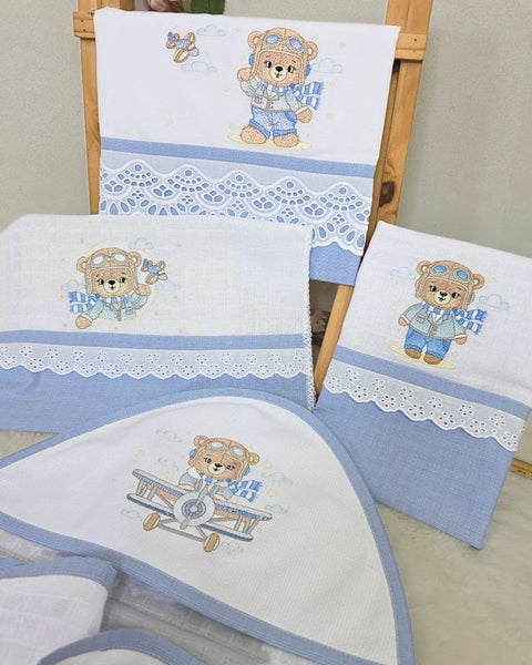 Kit Materno - Ursinho Aviador