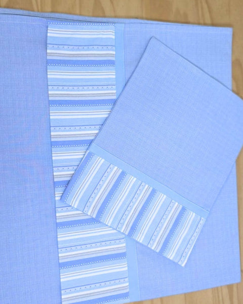 Leçol de Berço Azul