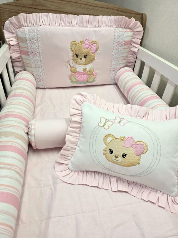 Kit Berço Ursinha e a Borboleta