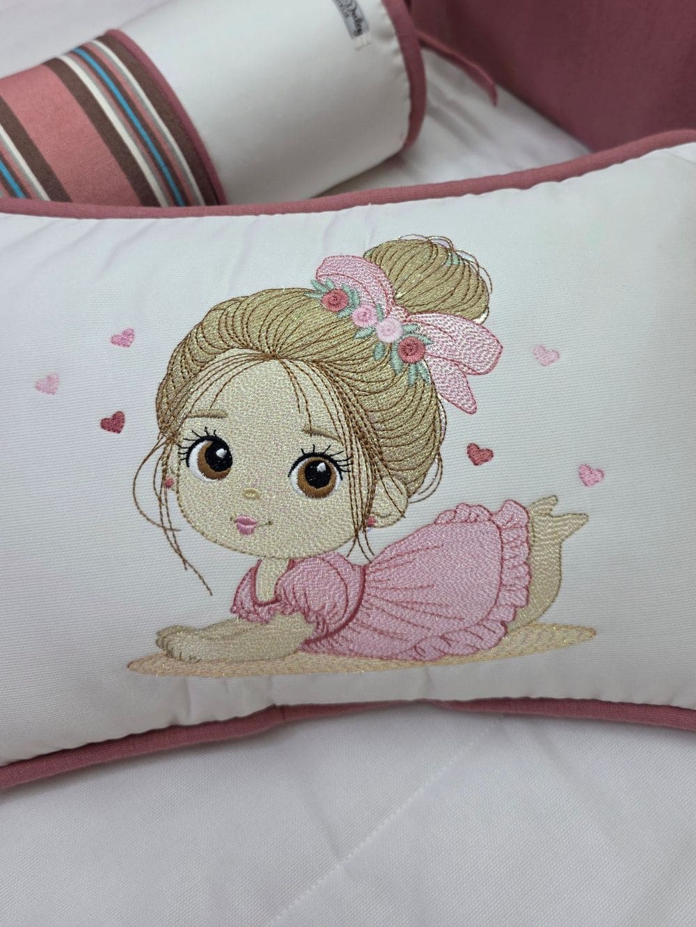 Kit Berço Menina corações