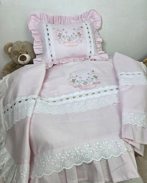 Lençol para maternidade Florido