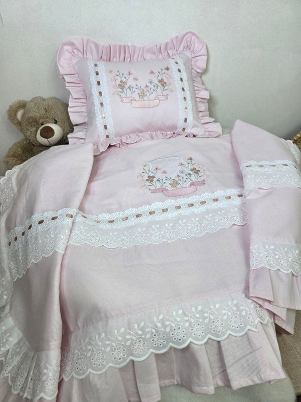 Lençol para maternidade Florido