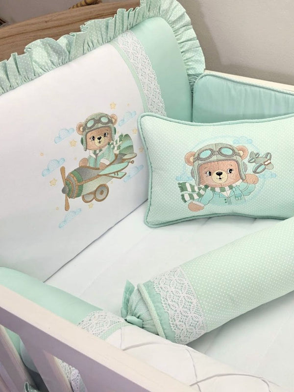 Kit Berço Ursinho Piloto