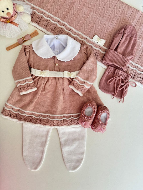 Saída de Maternidade Rosê feminina