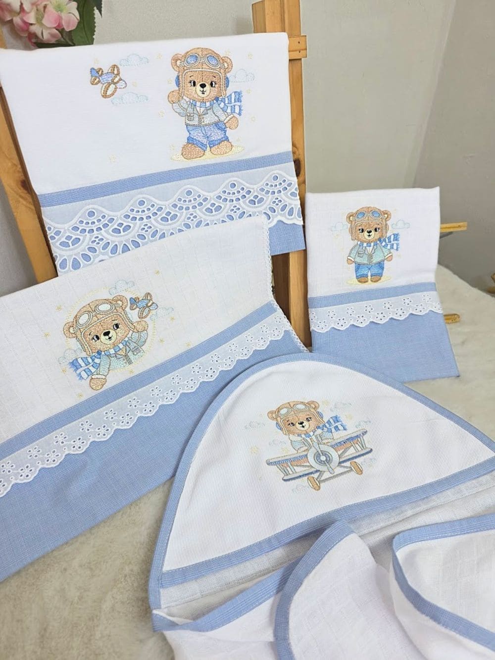 Kit Materno - Ursinho Aviador