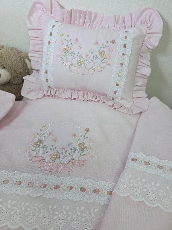 Lençol para maternidade Florido