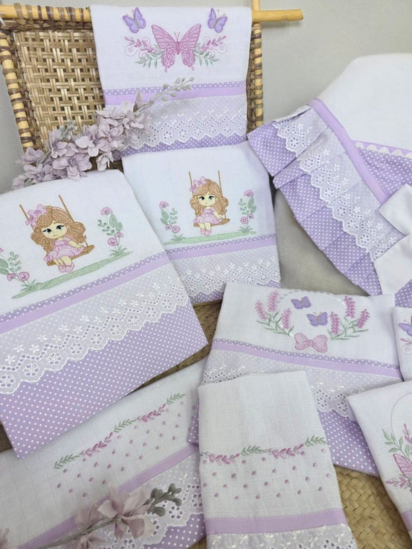 Kit Materno - Menina e borboletas