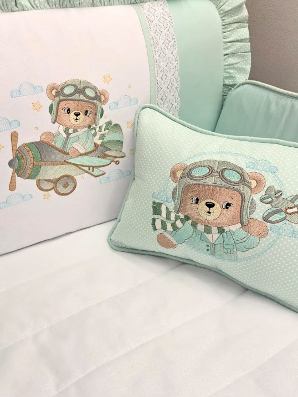 Kit Berço Ursinho Piloto