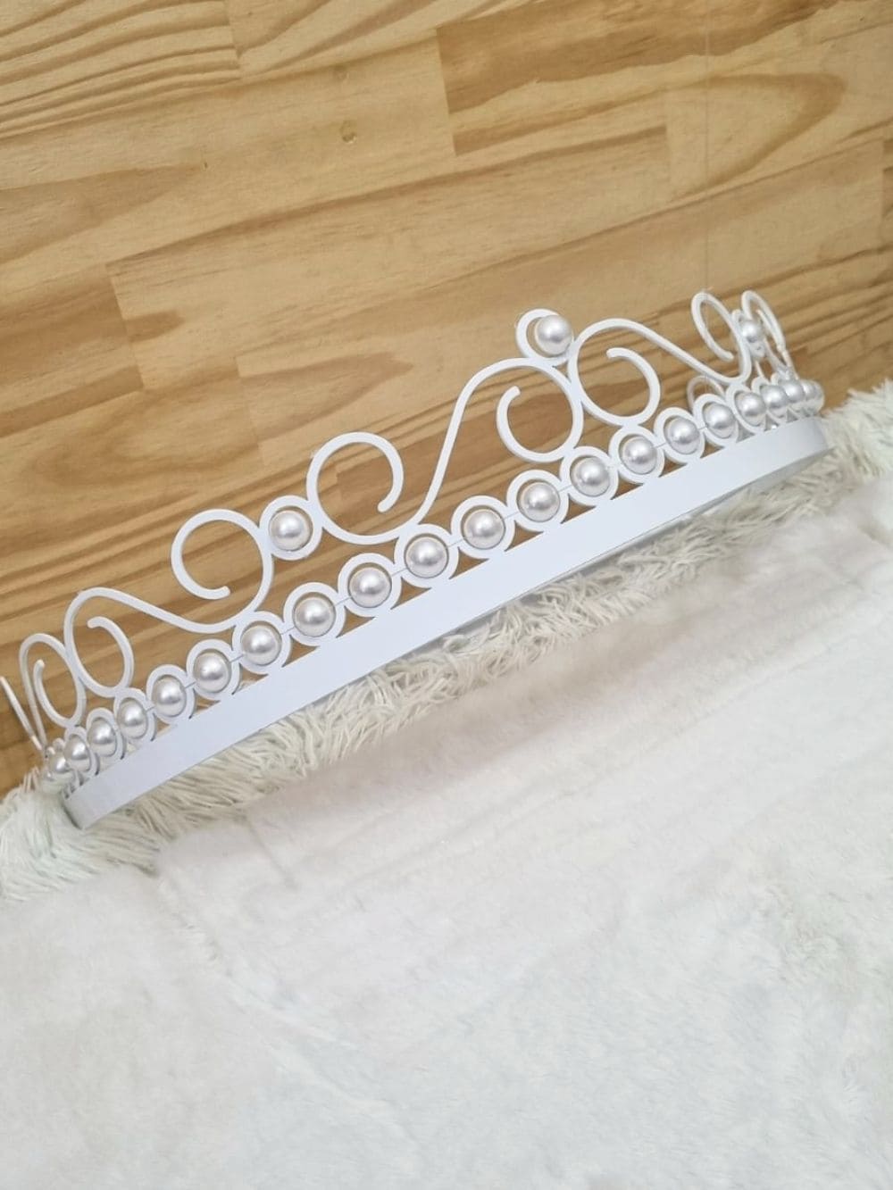 Dossel Branco com Perolas