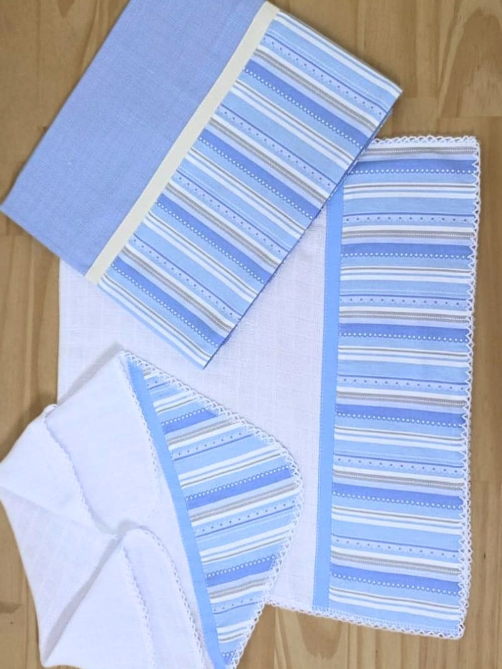 Kit Cueiro e Fraldas Azul