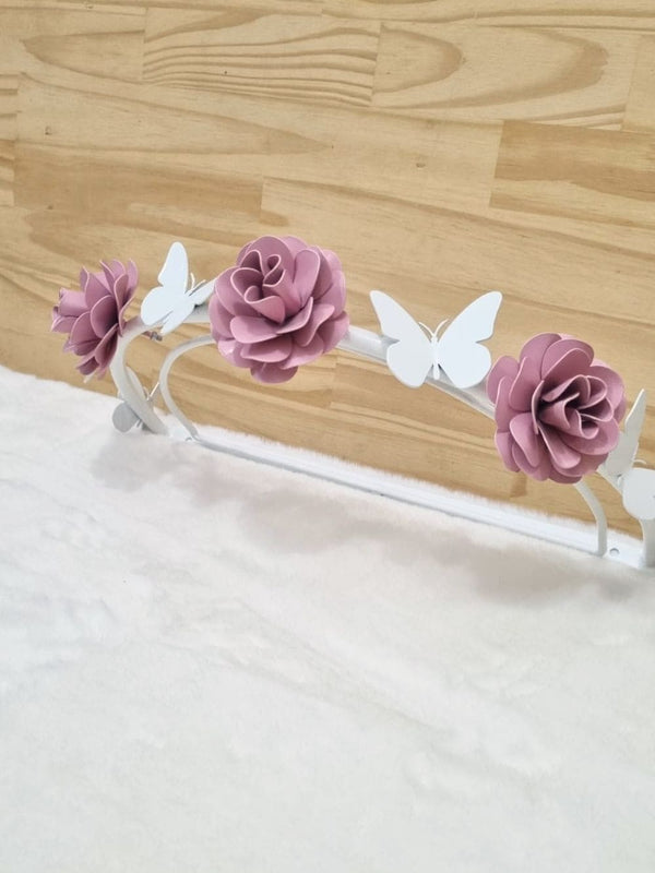 Dossel com detalhes de Flores e Borboletas