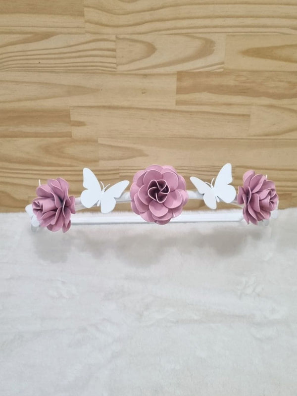 Dossel com detalhes de Flores e Borboletas